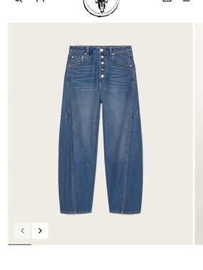 Women's Mid-Rise Button-Fly Blue Jeans